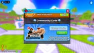 Active codes for +1 Muscle to Arm Wrestle (Image via Roblox)