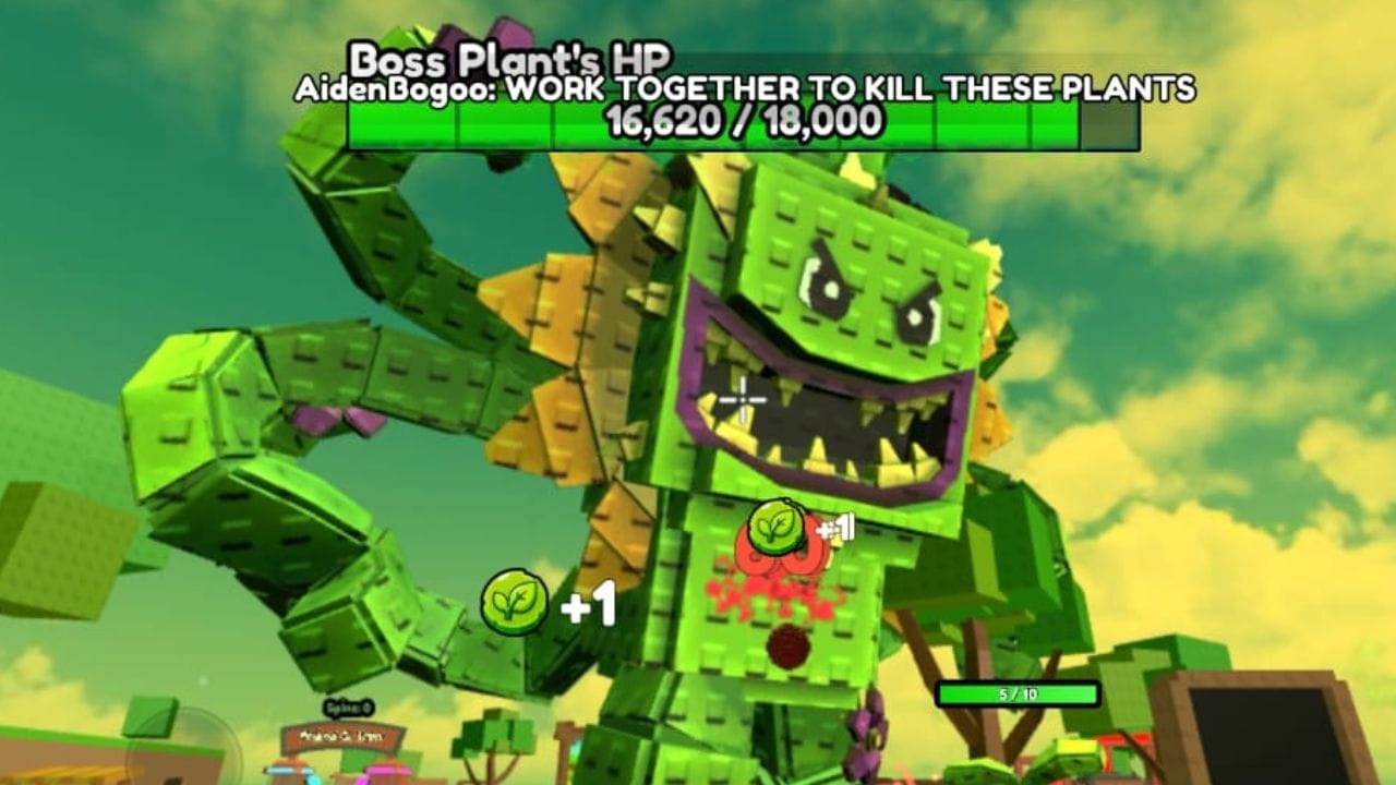 The boss plant (Image via Roblox)