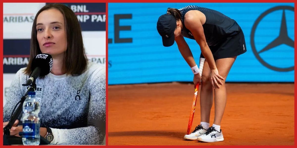 "It was sh**y, literally" - Iga Swiatek goes unfiltered & reveals details behind illness that forced retirement before Italian Open