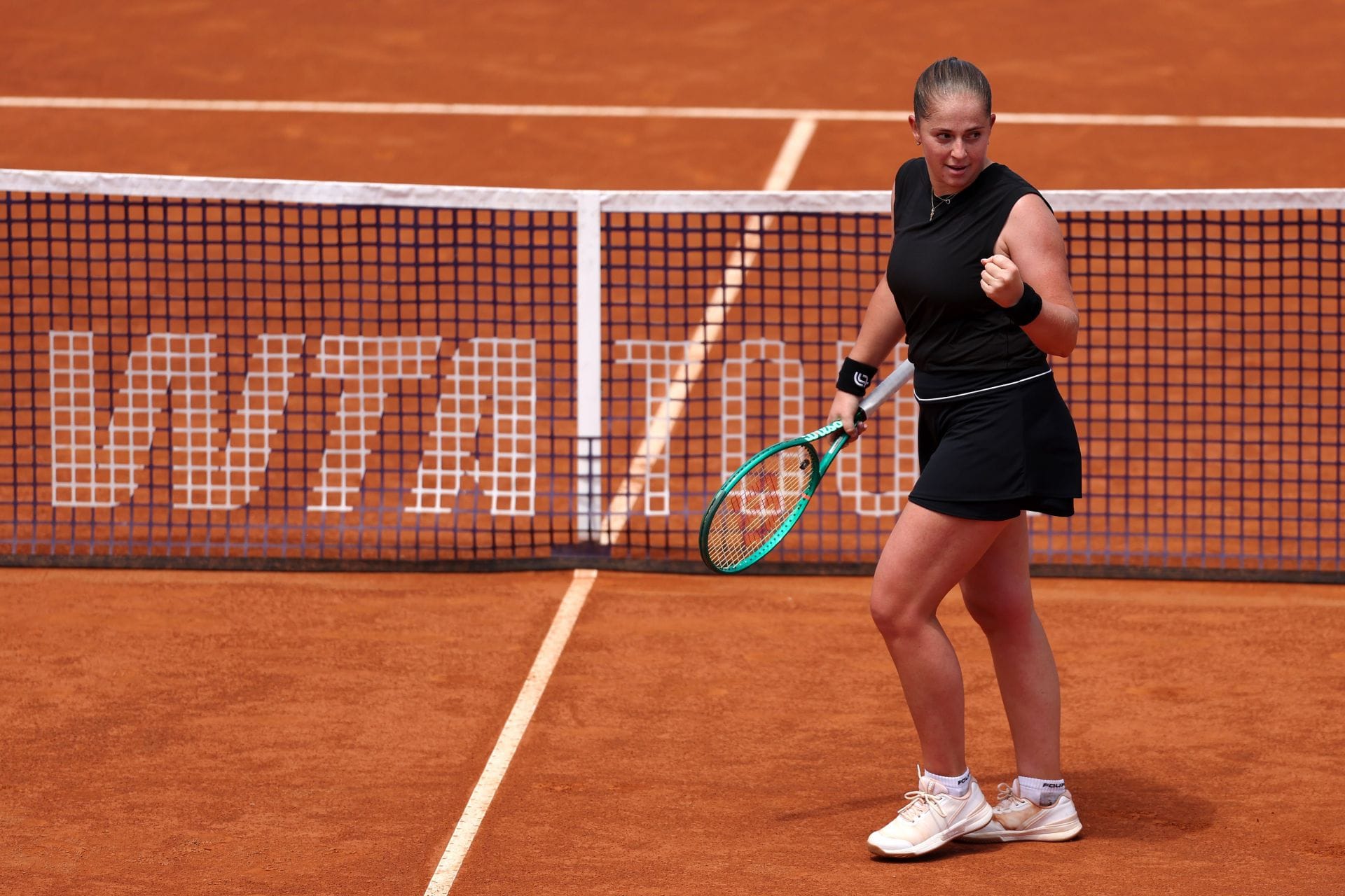 Jelena Ostapenko at the Italian Open 2026. (Source: Getty)