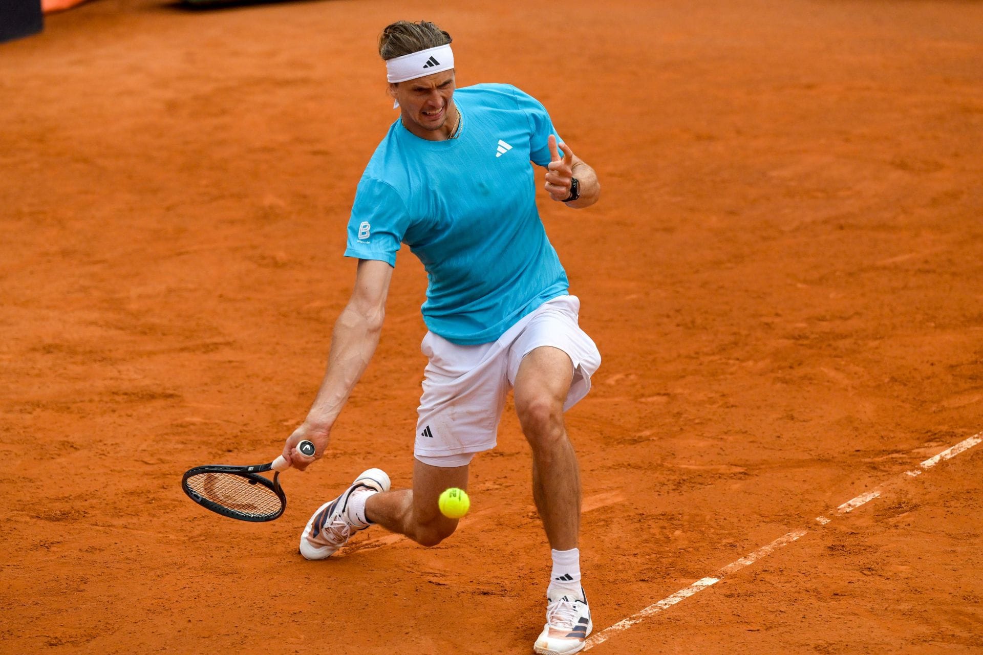 Alexander Zverev at the Internazionali BNL D'Italia 2026 - Day Four - Source: Getty Alexander