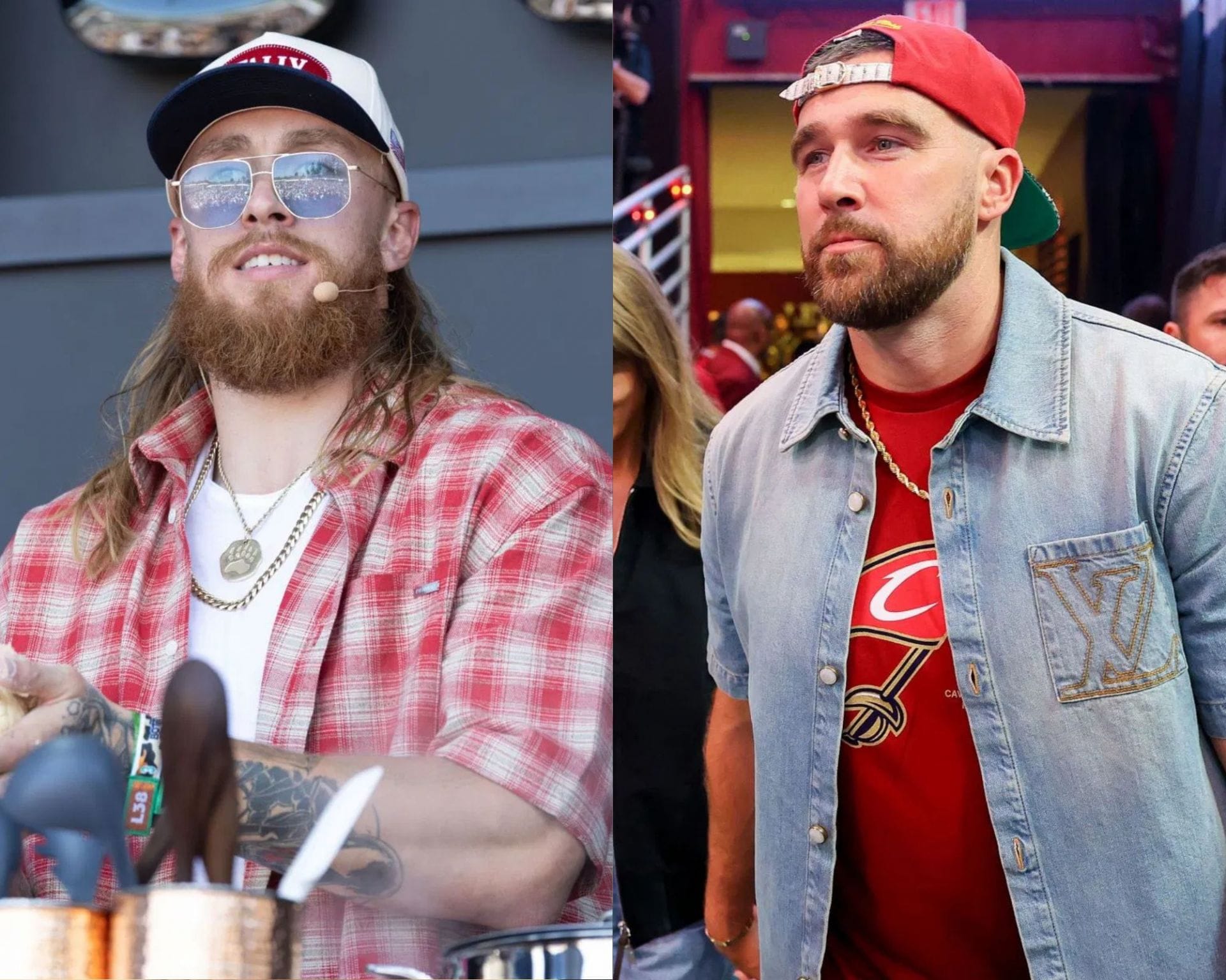 “Don’t let Tony Farmer see this”: NFL fans react as George Kittle chugs beer at BottleRock concert 1 day after defending Travis Kelce