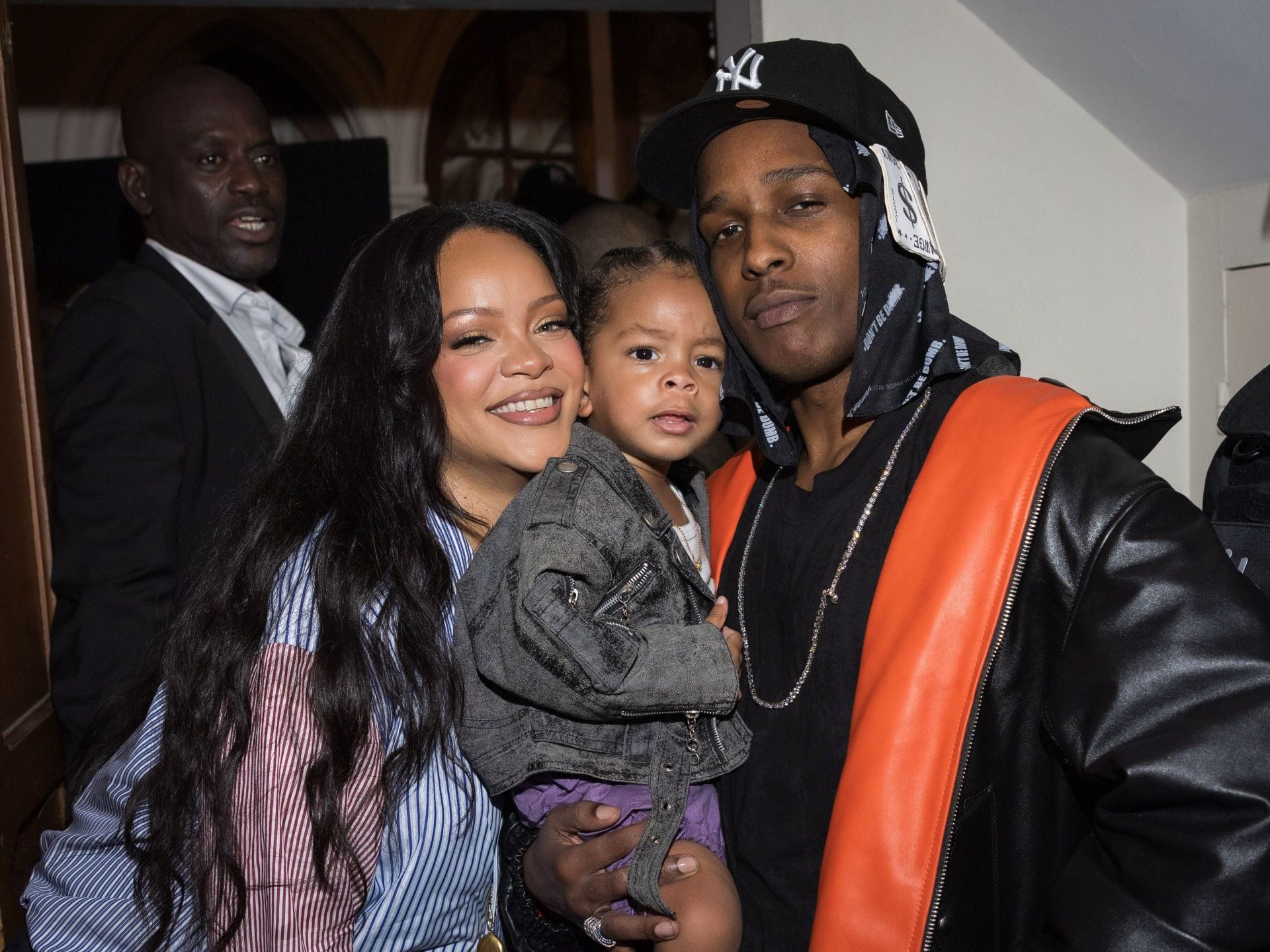 Rihanna, Riot and ASAP Rocky attend the AWGE Menswear Spring/Summer 2026 show  - Source: Getty
