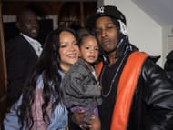 Rihanna, Riot and ASAP Rocky attend the AWGE Menswear Spring/Summer 2026 show - Source: Getty