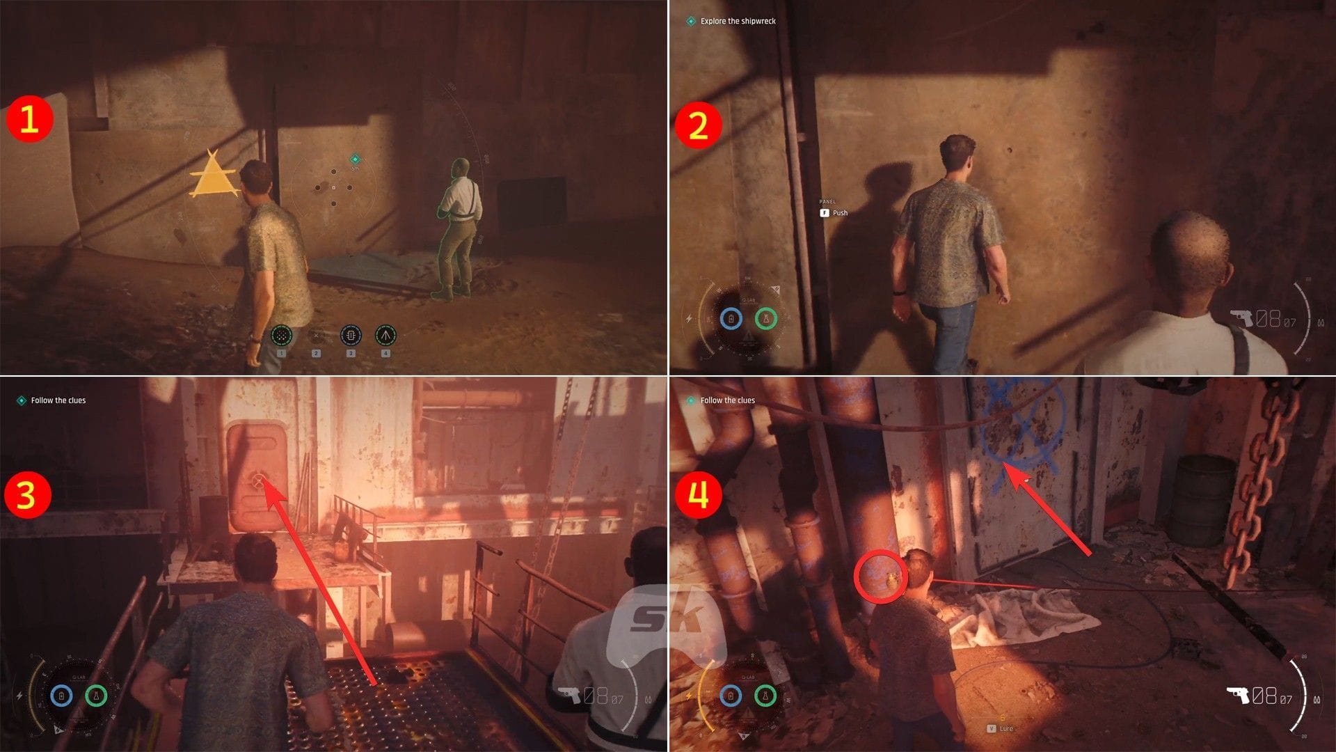 Move this way while tracking the symbols (Image via Sportskeeda Gaming || IO Interactive)