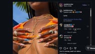 Coco Gauff gives stunned reaction to Jamilah Snell's IG post.