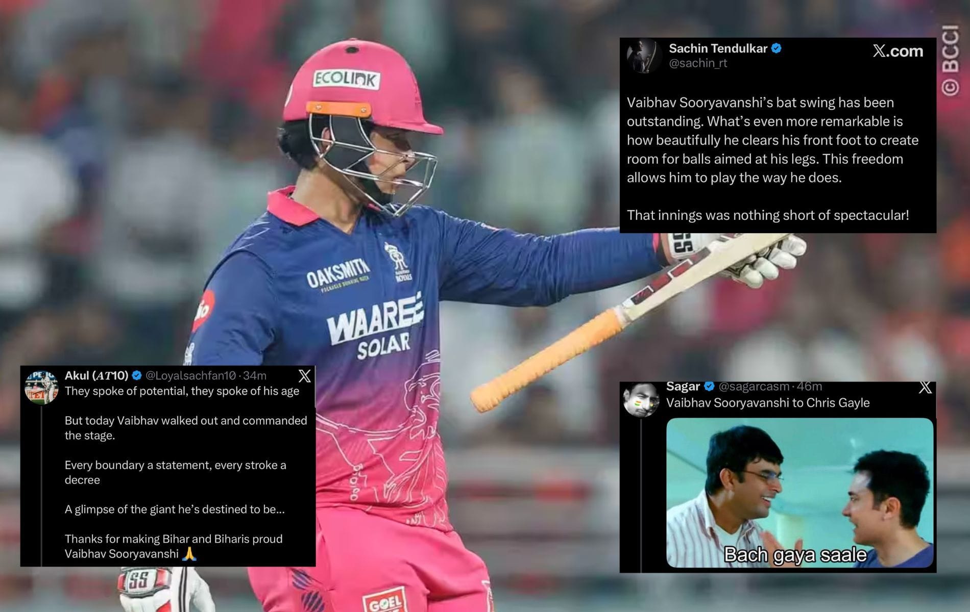 "New words should be invented to define this" - Social media erupts as Vaibhav Suryavanshi slams 97 off 33 balls in SRH vs RR IPL 2026 Eliminator