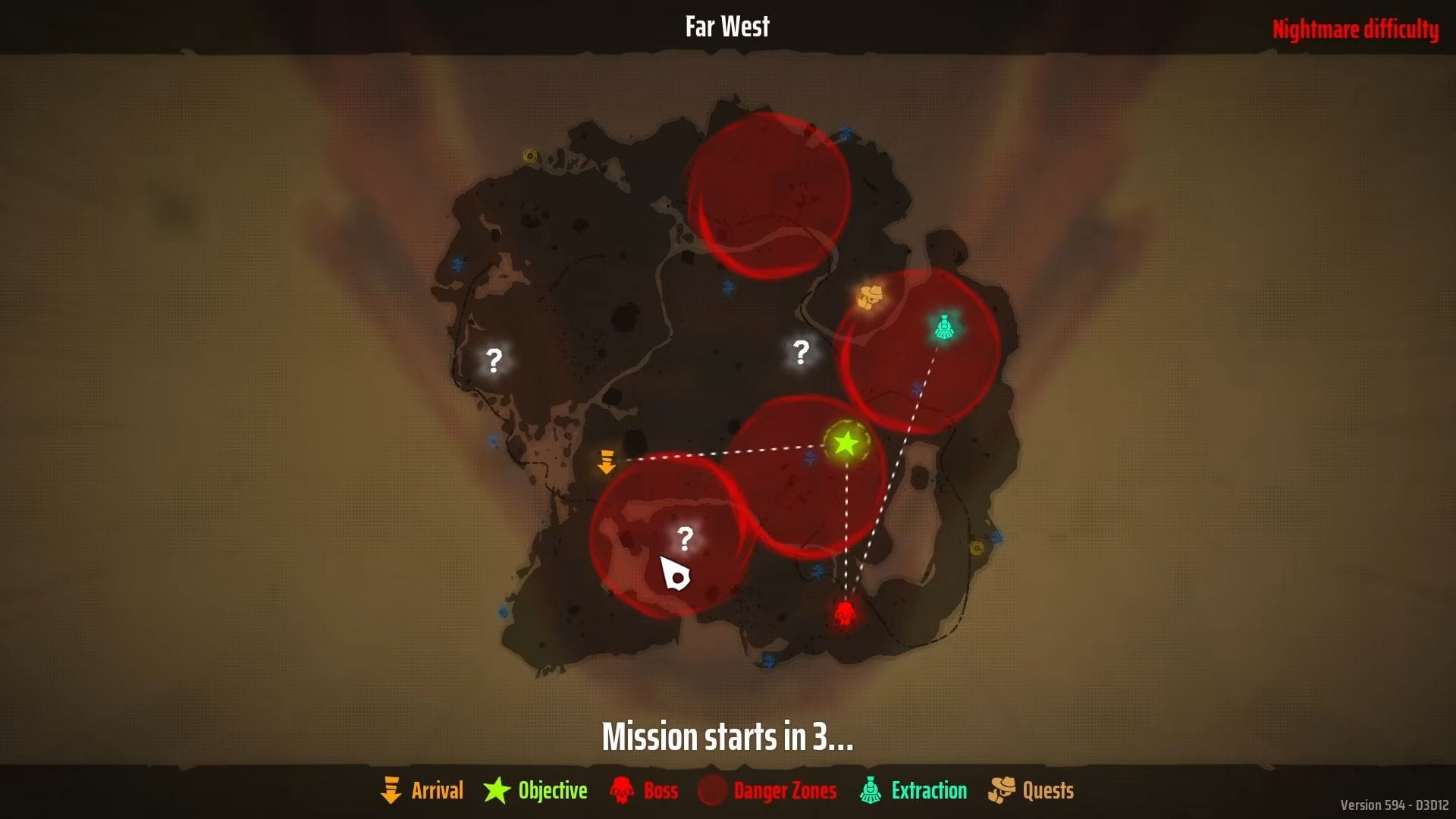 Move through the red zones for utmost difficulty (Image via Fireshine Games || YouTube/@BullsGuidebook)