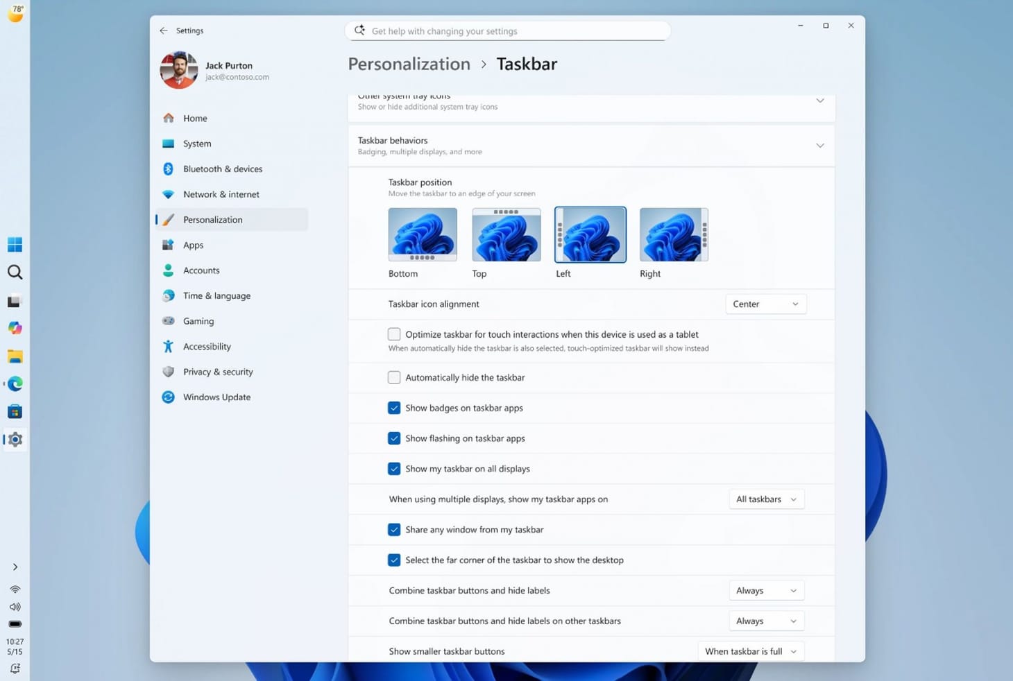 Vertical taskbar finally returns to Windows 11, and here’s how to use it