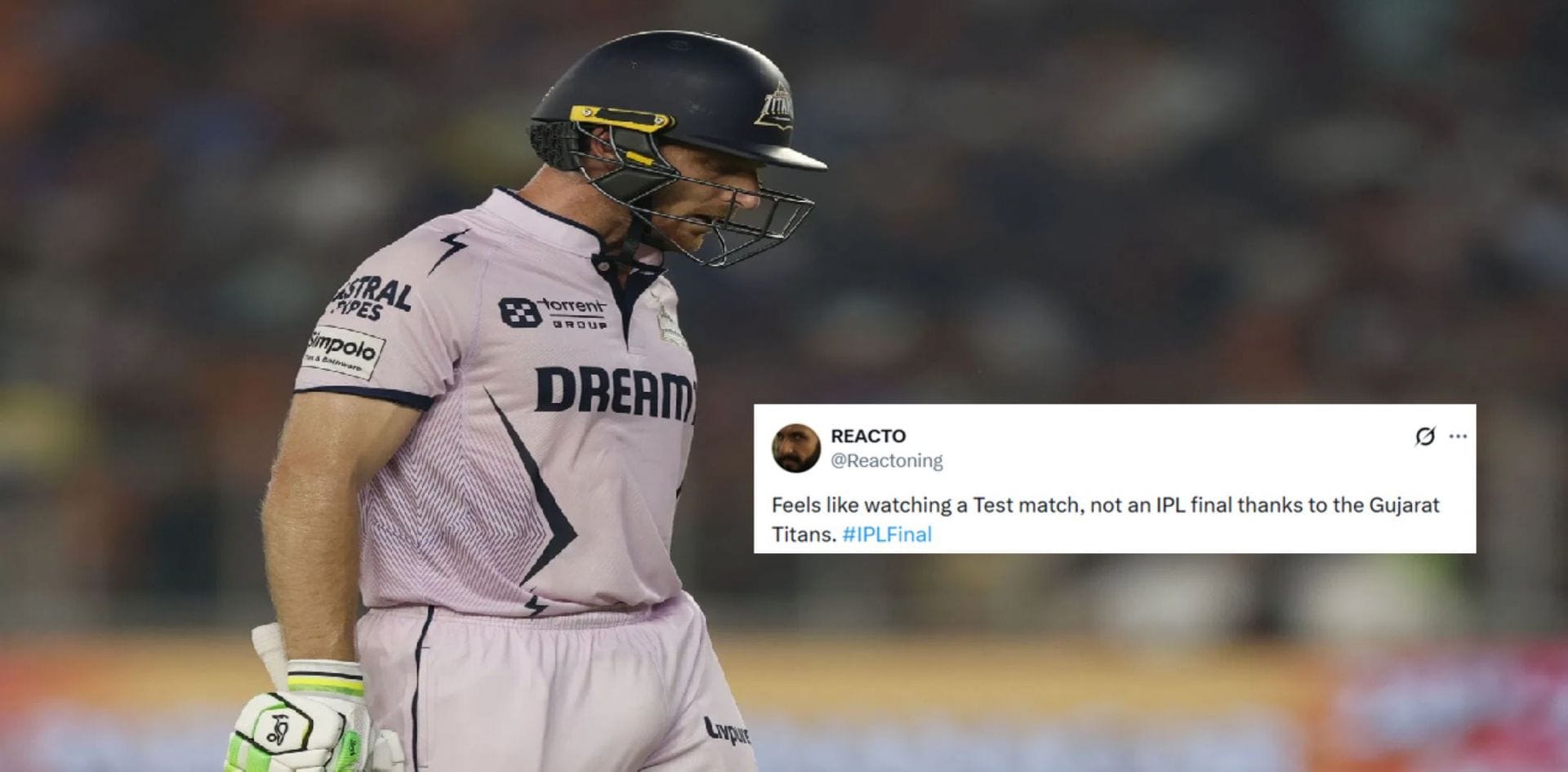 "You might as well have let Rajasthan Royals win the last match" - Fans slam GT for abysmal batting display in IPL 2026 final