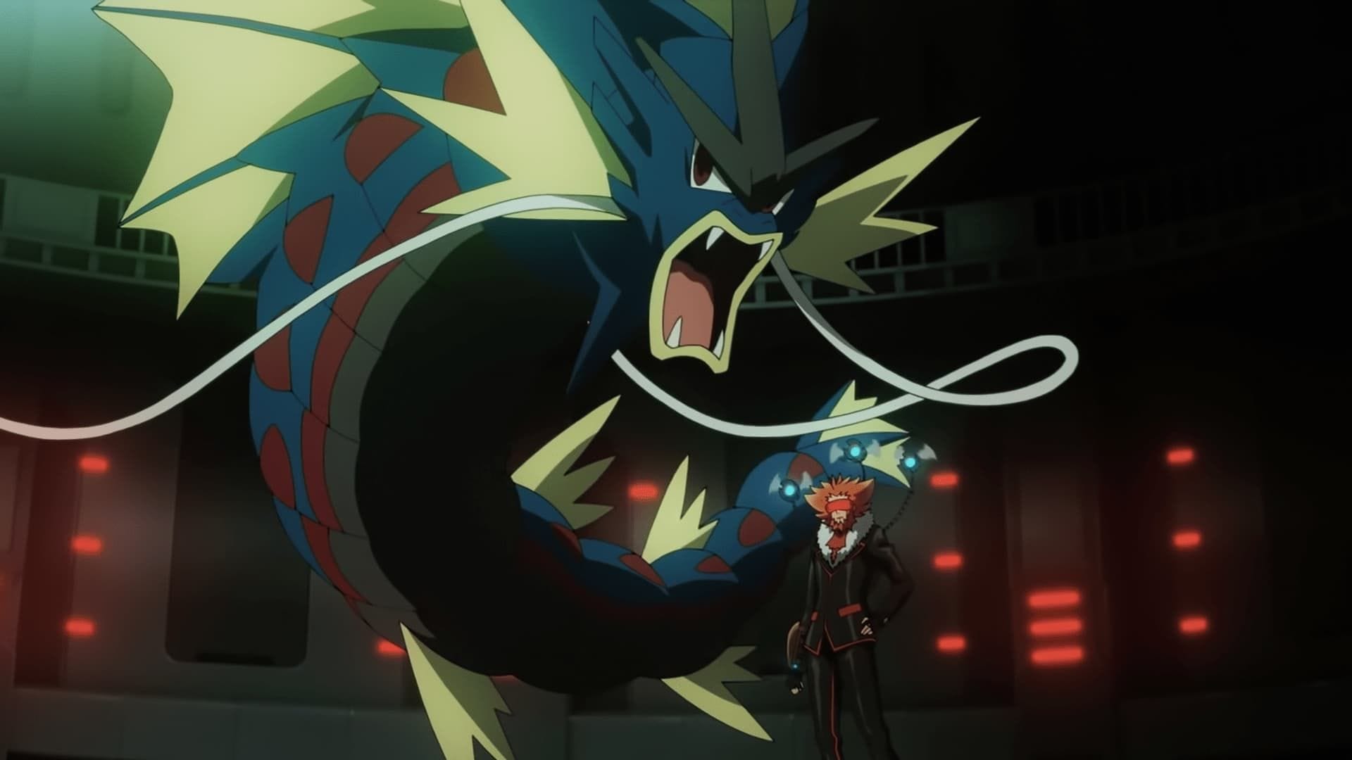 Mega Gyarados as seen in the anime (Image via The Pokemon Company)