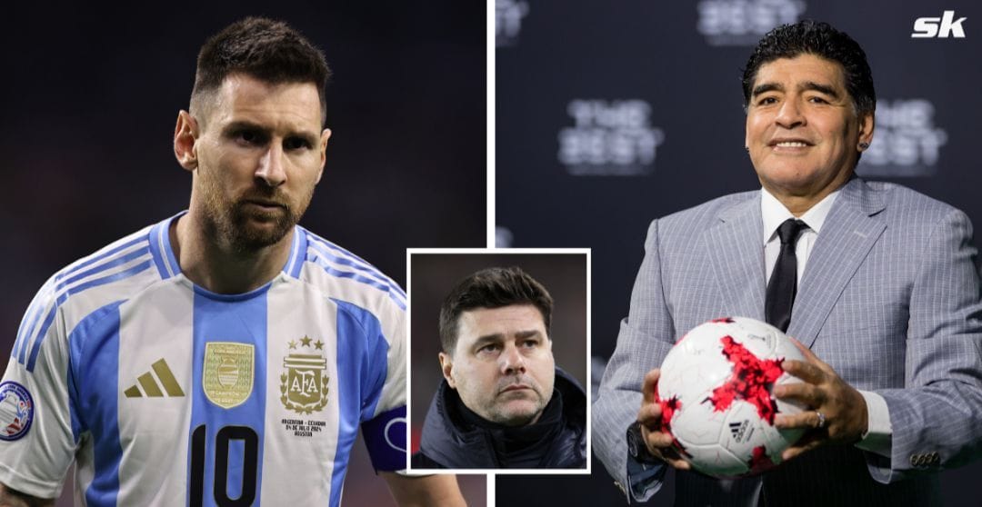 “I didn’t have [it] with Messi” - Pochettino offers opinion when asked if Lionel Messi and Diego Maradona are equal