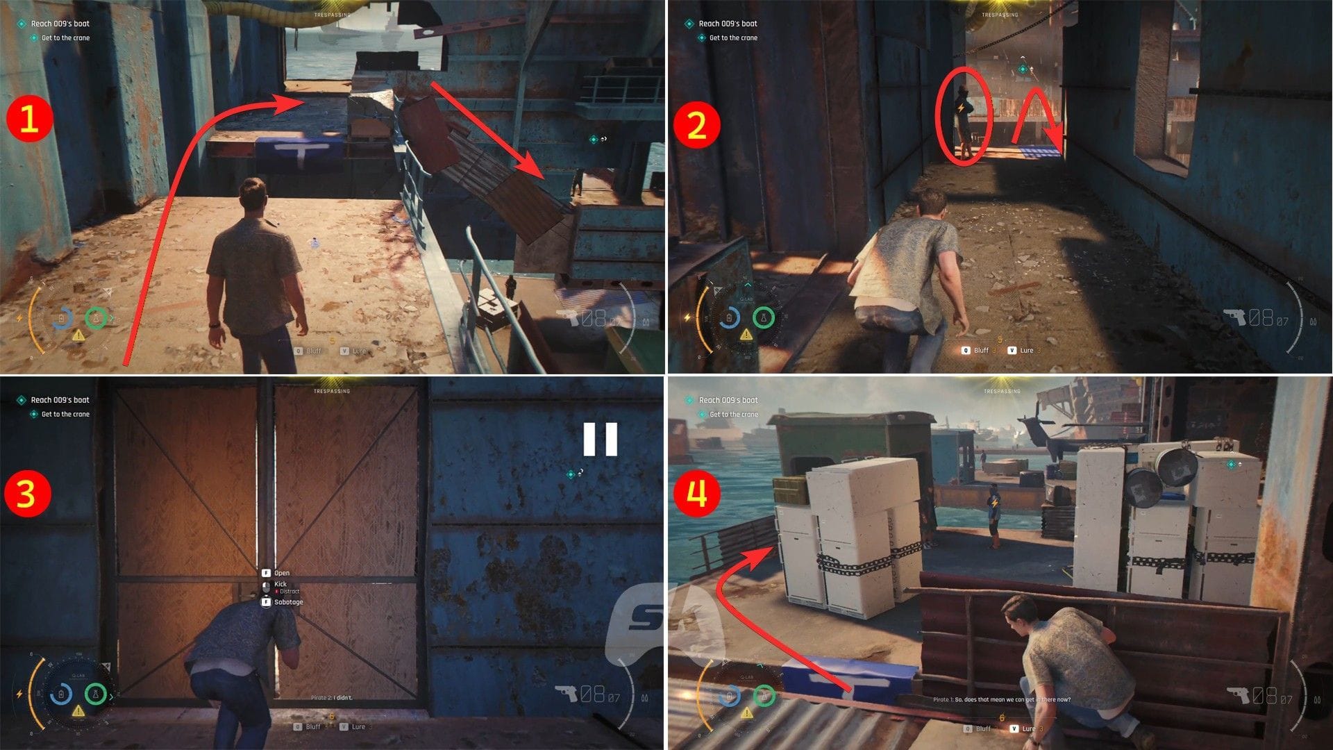 Take the left route (Image via Sportskeeda Gaming || IO Interactive)