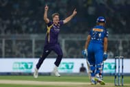 Naman Dhir was given out caught behind off Cameron Green's bowling (Image via X/@IPL)