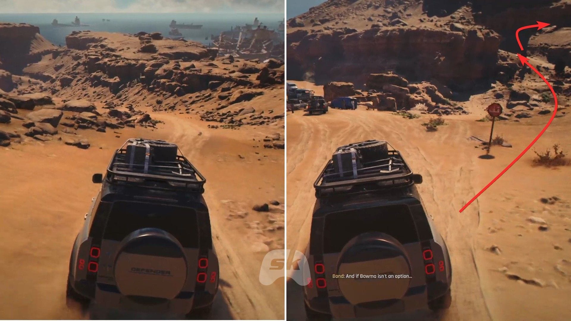 Take a right turn here (Image via Sportskeeda Gaming || IO Interactive)