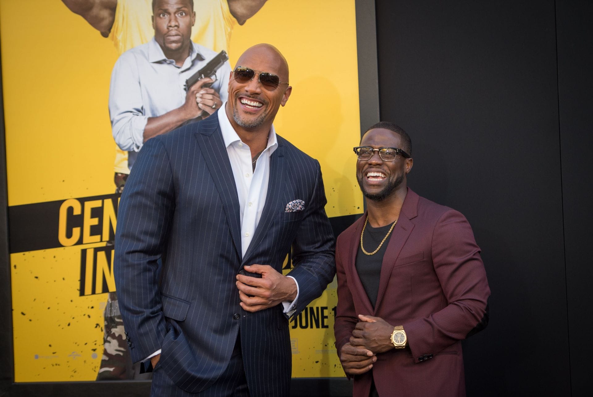 “He’s joking”- Internet reacts as Kevin Hart calling Dwayne Johnson “A Piece of Sh*t” after traffic pull over sparks speculations of beef