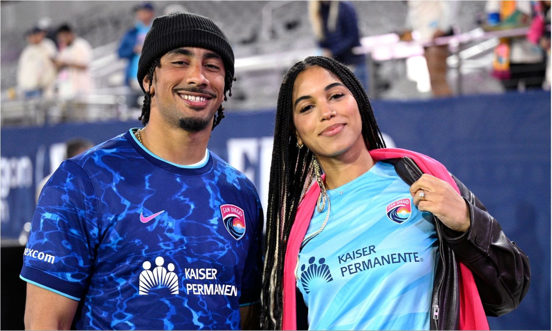 [WATCH] Jordan Love's wife Ronika Stone channels inner groovy dancer to show off growing baby belly as due date nears 