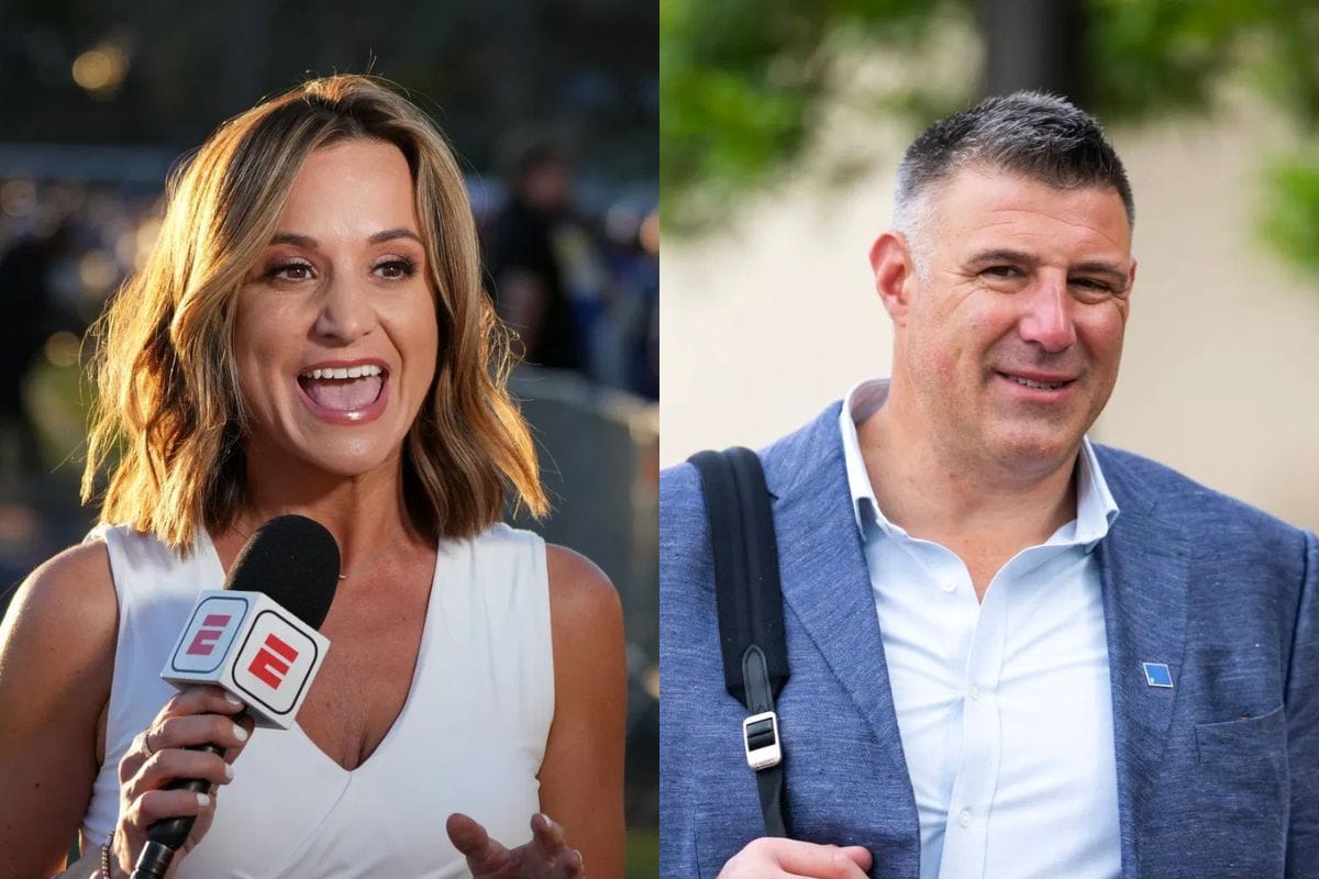"Husband looks absolutely miserable": NFL analyst doesn't hold back on Dianna Russini kissing hubby Kevin on Mother's Day amid Mike Vrabel scandal