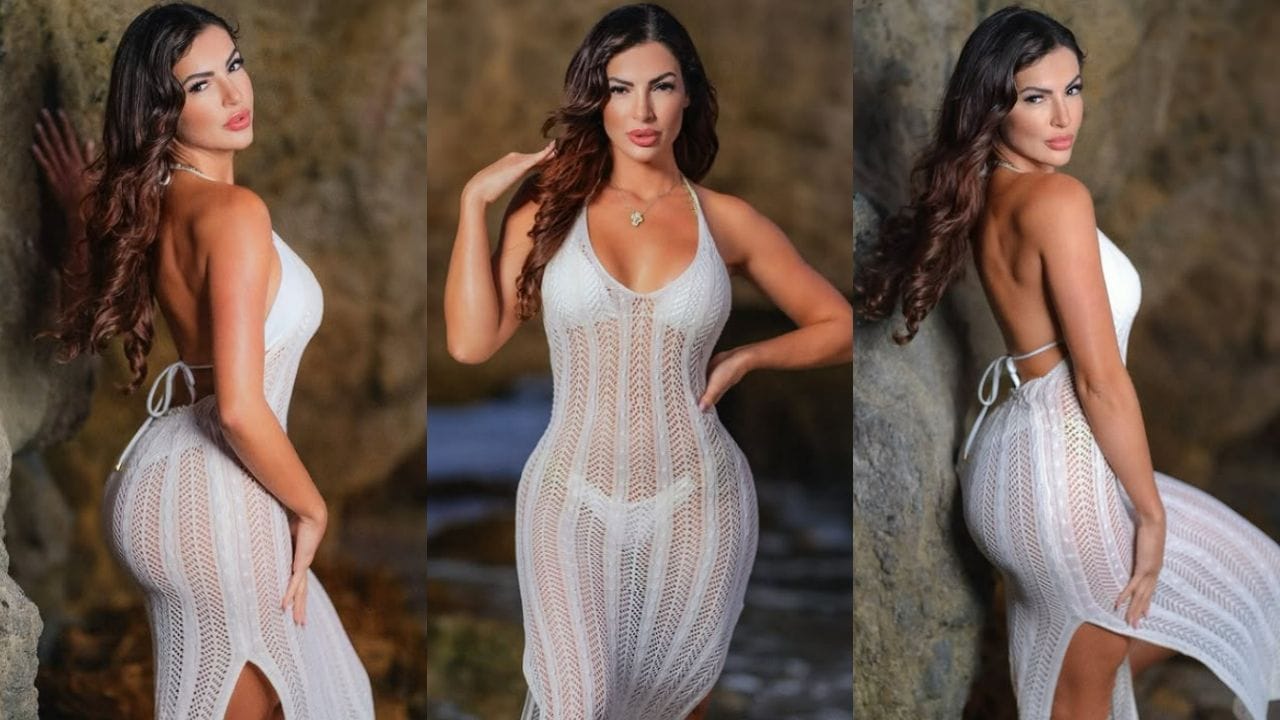 PICTURES: Aroldis Chapman's girlfriend Cristina Barnea turns heads in all-black sporty chic ensemble at Fenway Park, poses with Red Sox wives