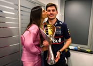 Max Verstappen and Kelly Piquet at the 2025 Abu Dhabi Grand Prix - Source: Getty