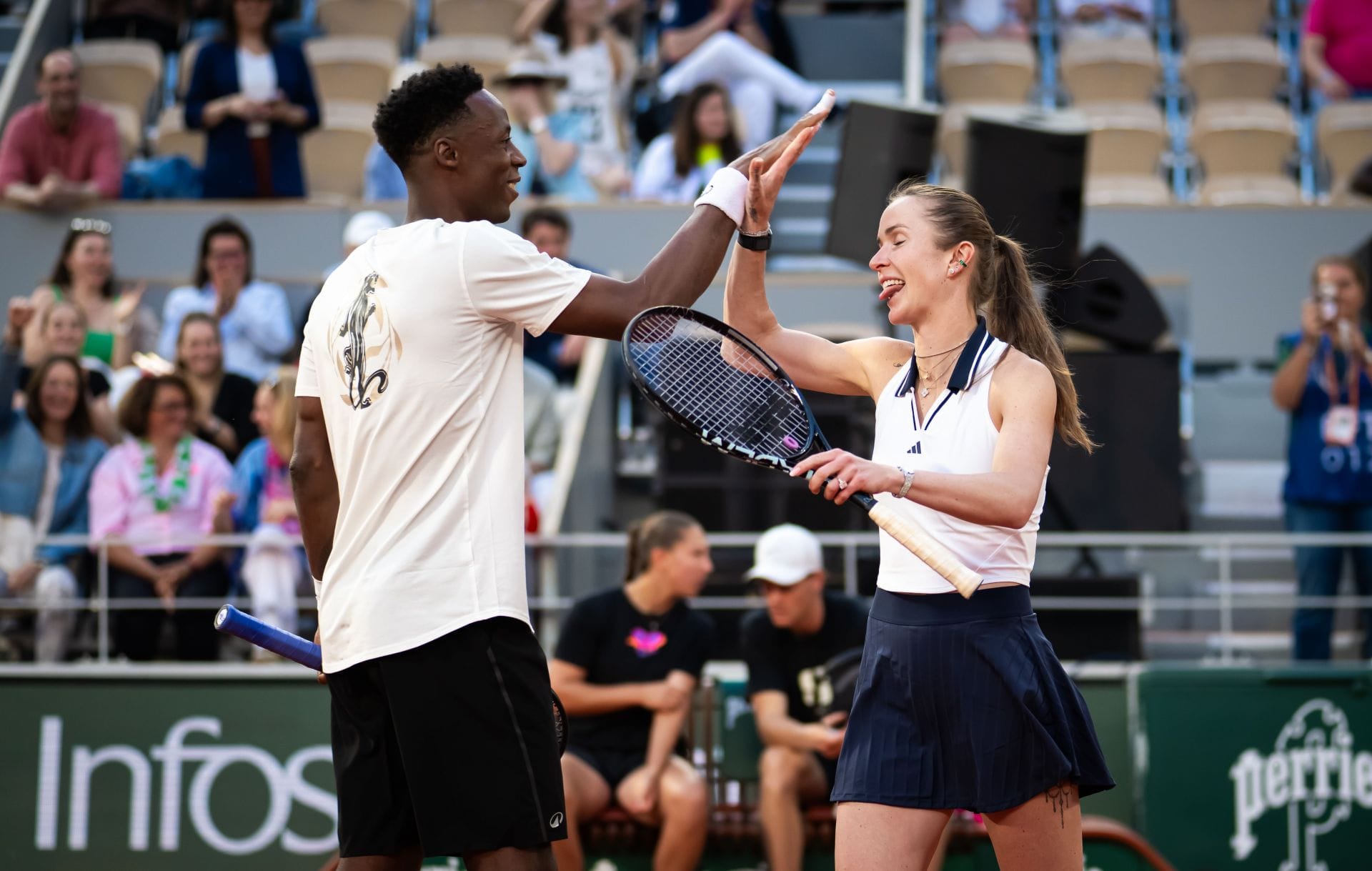 WATCH: Elina Svitolina breaks down in tears during husband Gael Monfils' farewell at last French Open
