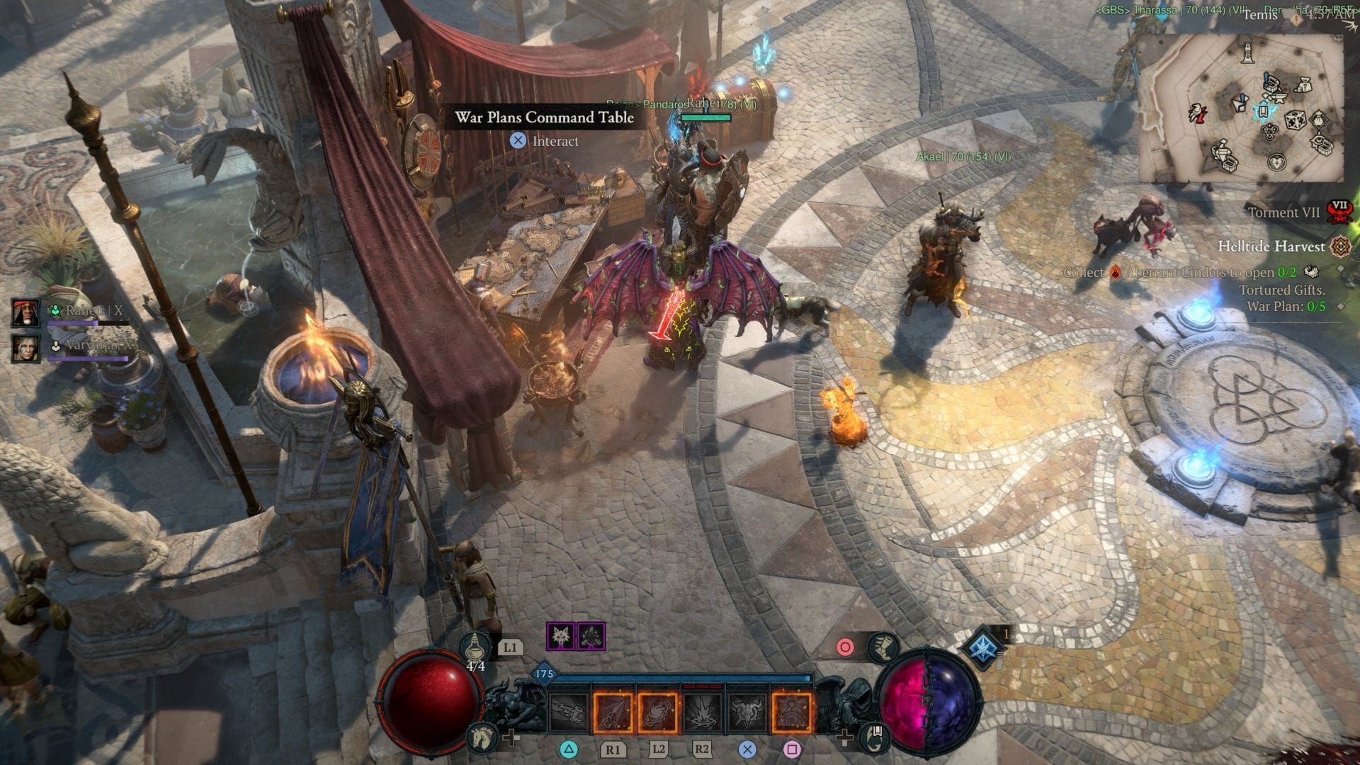 Best War Plan upgrades for each activity in Diablo 4