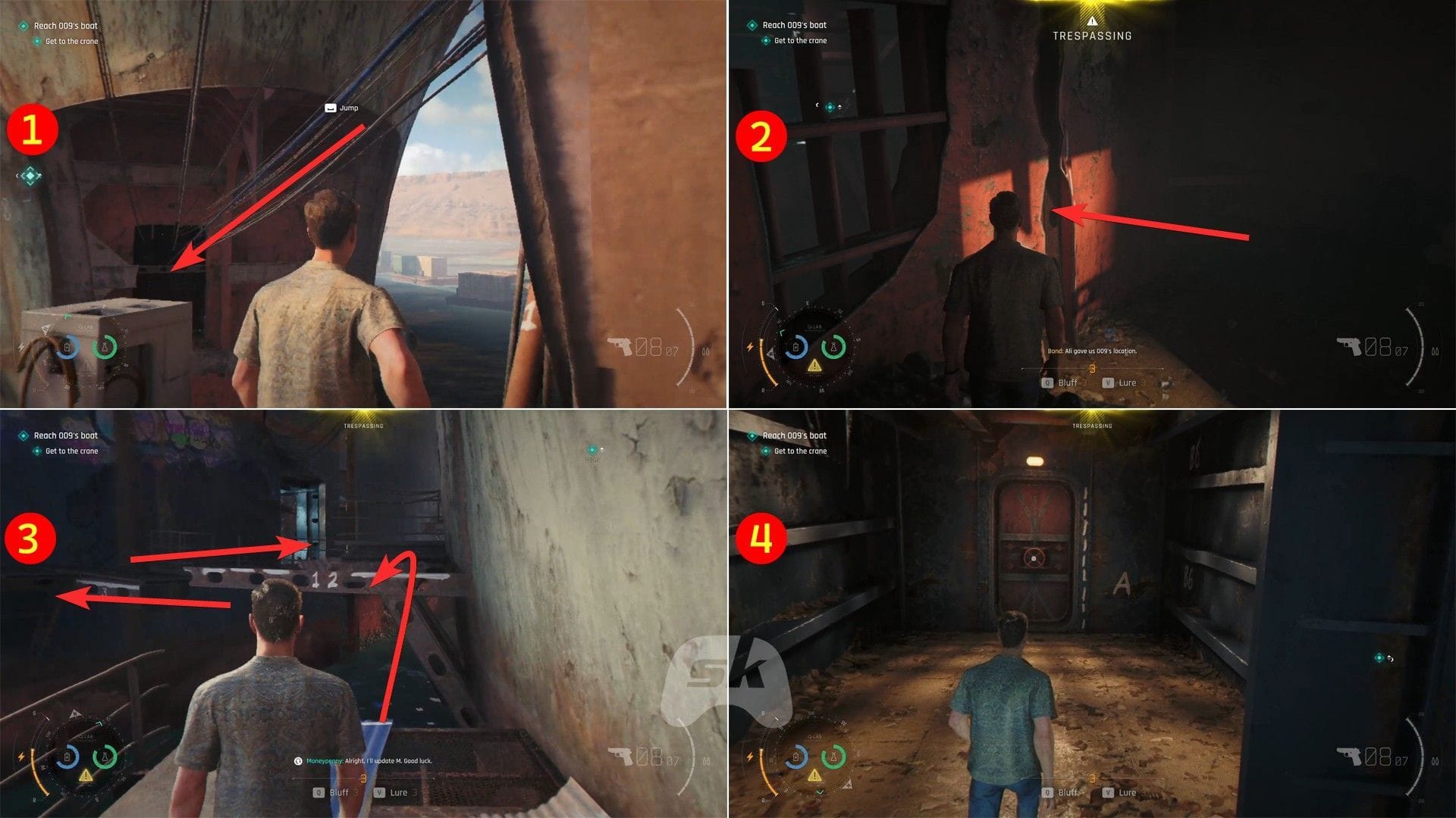 Take this pathway (Image via Sportskeeda Gaming || IO Interactive)