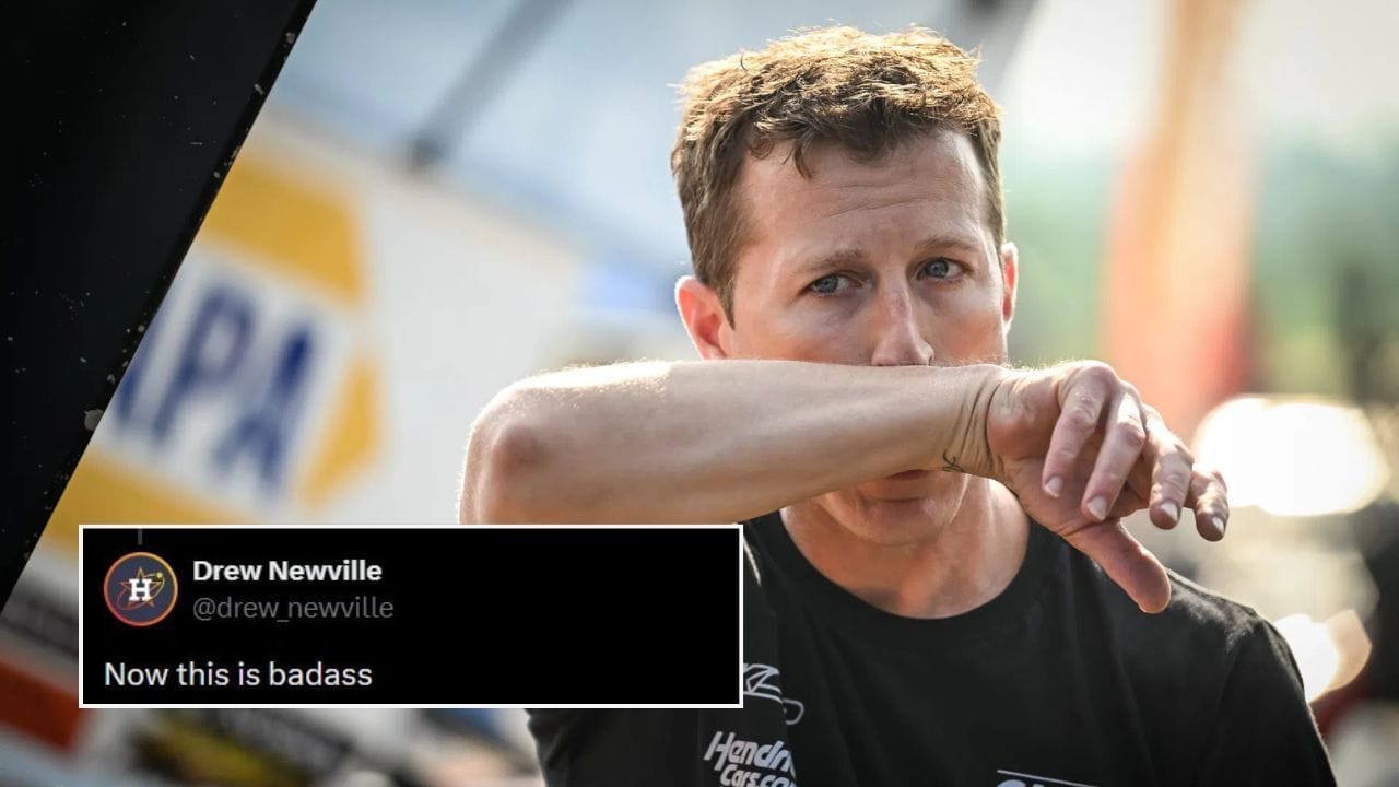 “This is bada*s”: Fans react as former NASCAR driver Kasey Kahne pulls off emotional World of Outlaws win after 10,364 days