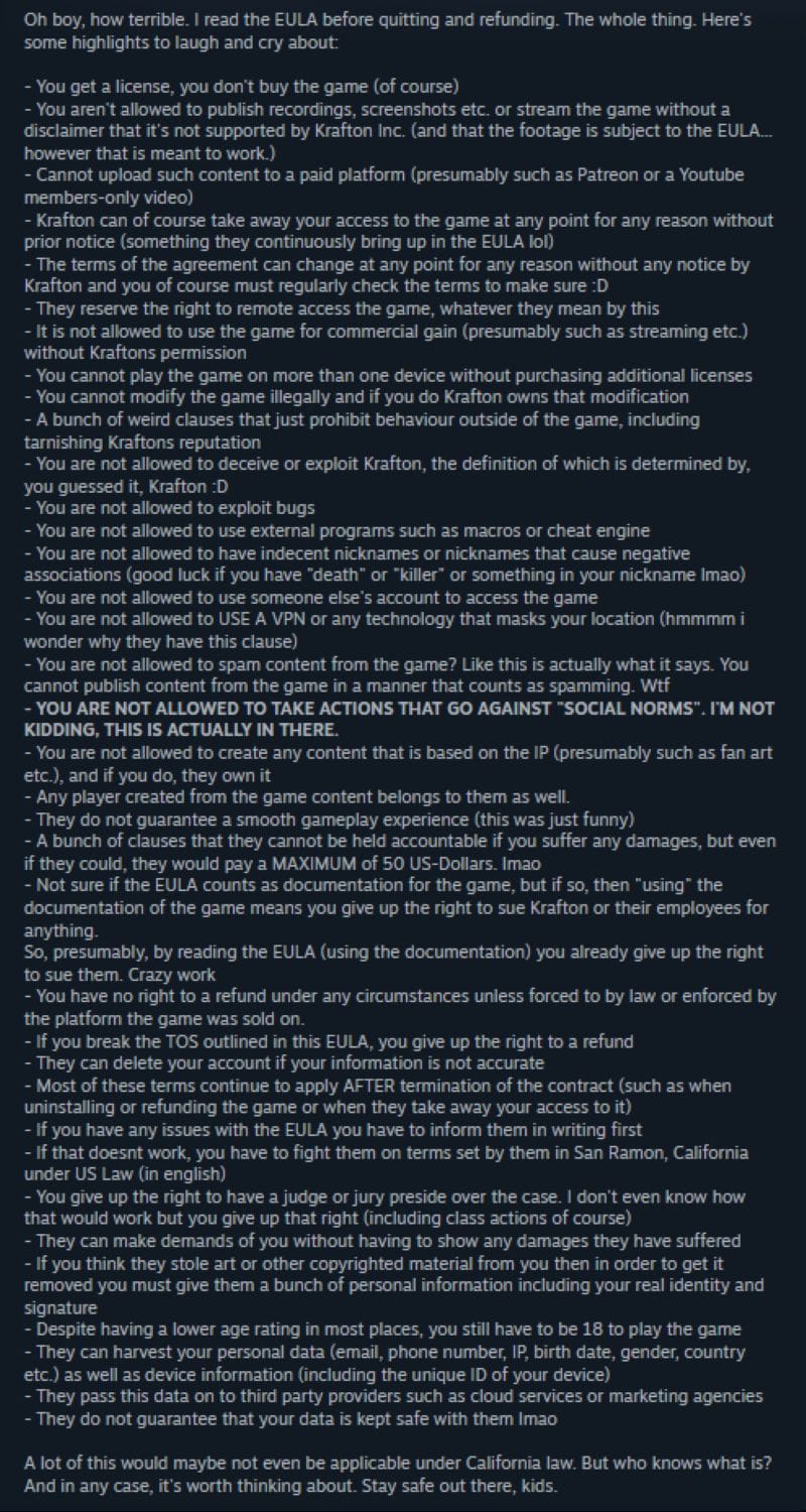 Subnautica 2 EULA drama explained