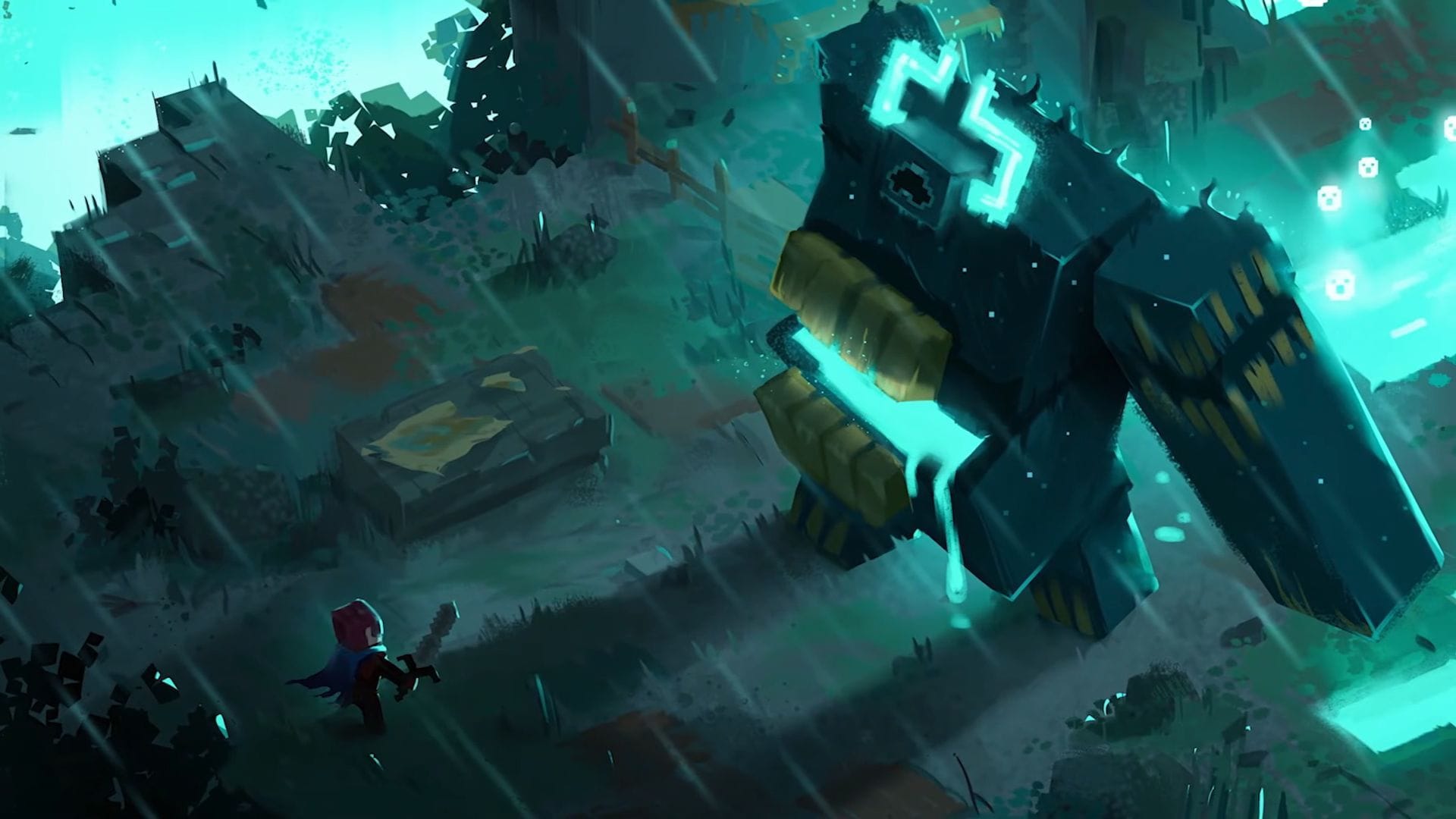 Twisted Warden coming to Minecraft Dungeons 2 (Image via YouTube/@Minecraft)