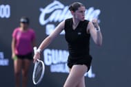 Elsa Jacquemot at the WTA 500 Guadalajara Open Akron - Day 5 - Source: Getty