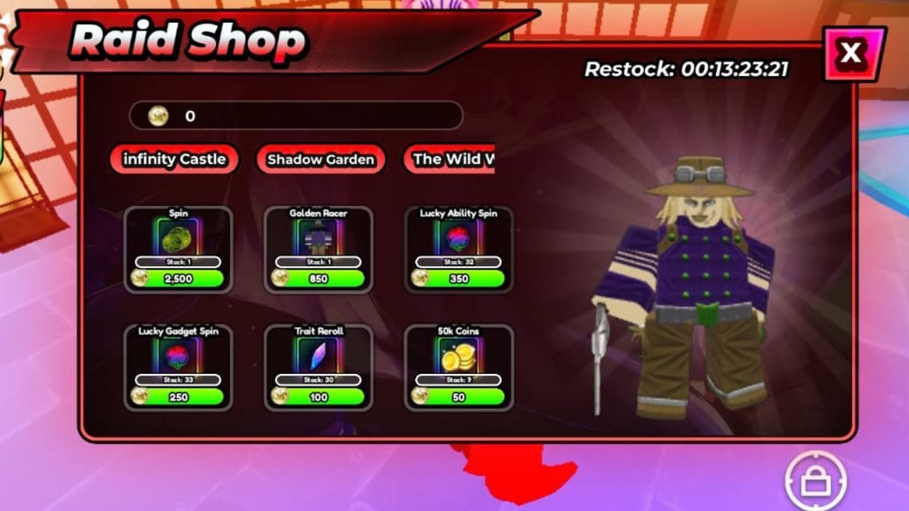 The Raid Shop (Image via Roblox)