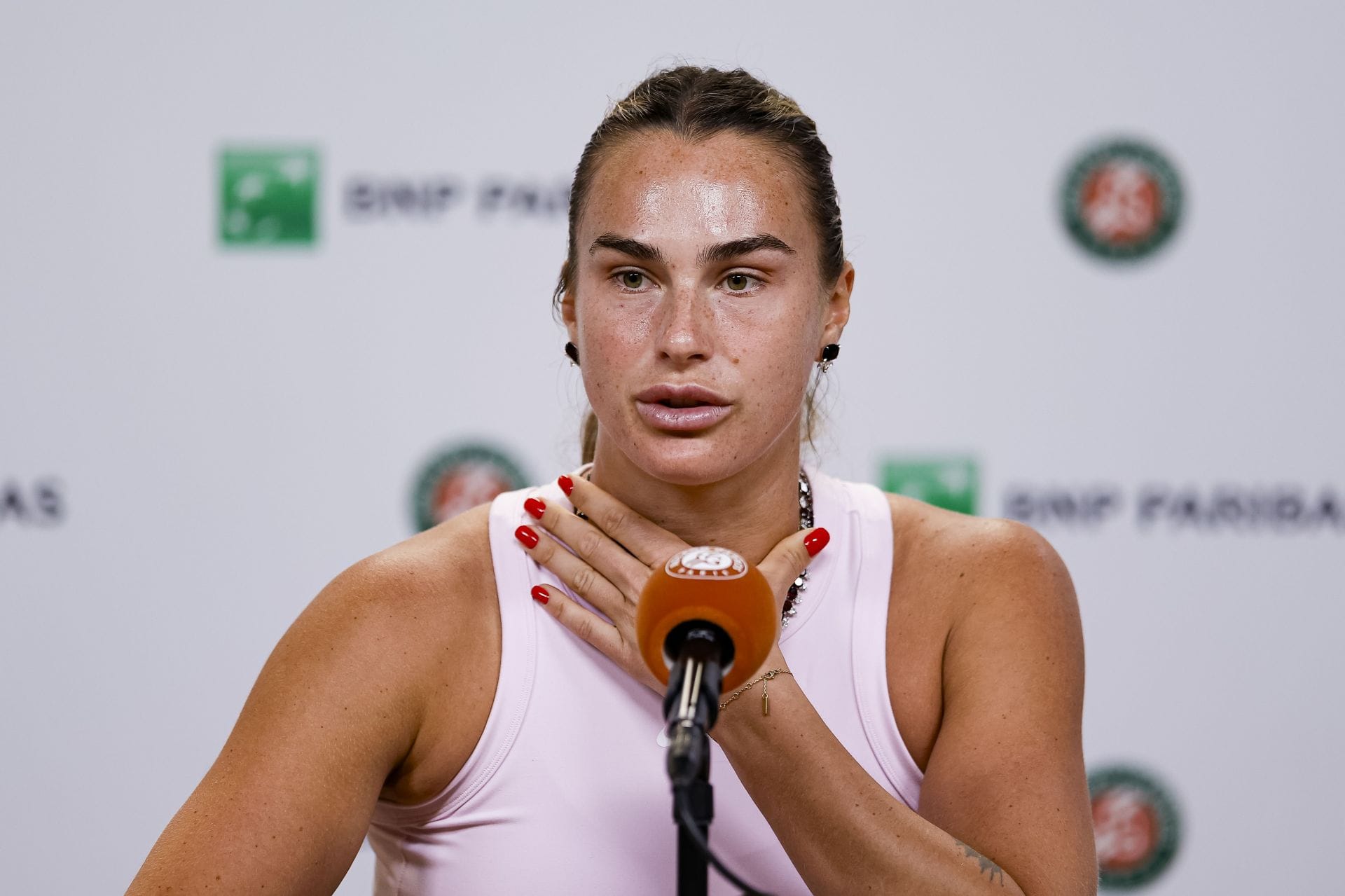 Sabalenka at the 2026 French Open (Image Source: Getty)