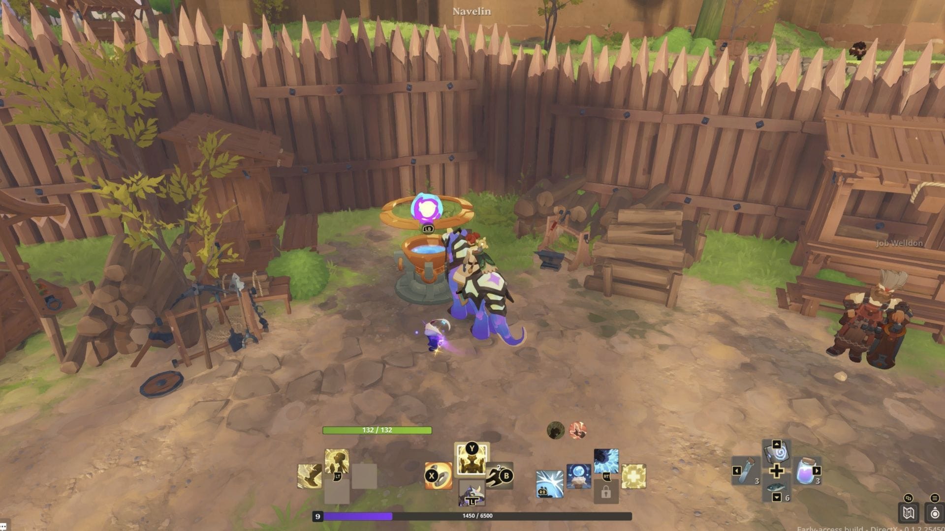 The Spark Recycler is one of the more useful features in the towns you visit (Image via Shiro Games || Sportskeeda)