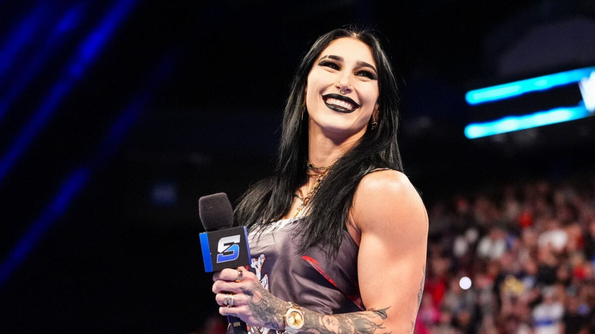 "B*tch" - Rhea Ripley goes off on an unscripted promo after massive win at WWE event