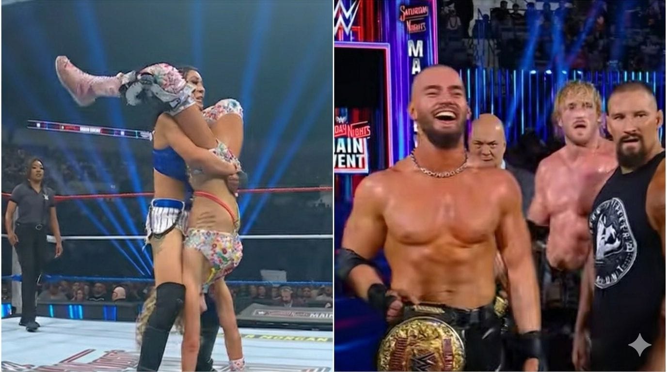 WWE Saturday Night’s Main Event XLIV 2026 - Best and Worst - Charlotte Flair suffers wardrobe malfunction, top champion pinned