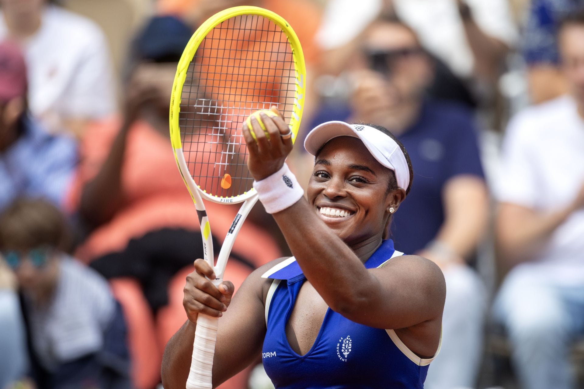 Stephens pictured at the 2026 French Open | Image Source: Getty
