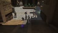 Make certainly you don't zone out of this section of Ul'dah, or you'll lose your transformation (Image via Square Enix || Sportskeeda)