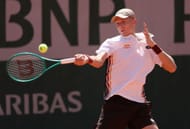 Martin Landaluce in action at the 2026 French Open (Source: Getty)
