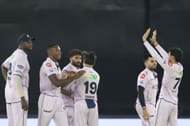 The GT bowlers made the most of the seamer-friendly conditions in their IPL 2026 clash against SRH (Image via X/@IPL)