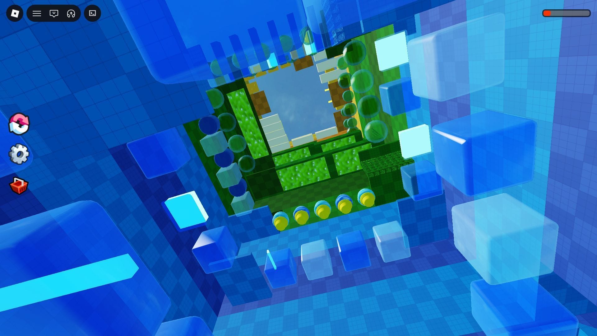 Climb the tower to reach the top and gain access to the next world (Image via Roblox)