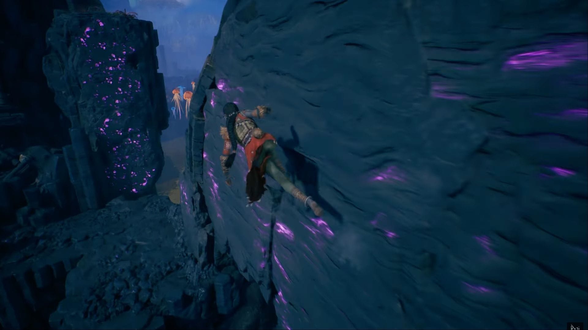 The wallrunning in the game (Image via Nodding Heads Games)