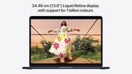 The MacBook Air M5 features a color-accurate display (Image via Apple)