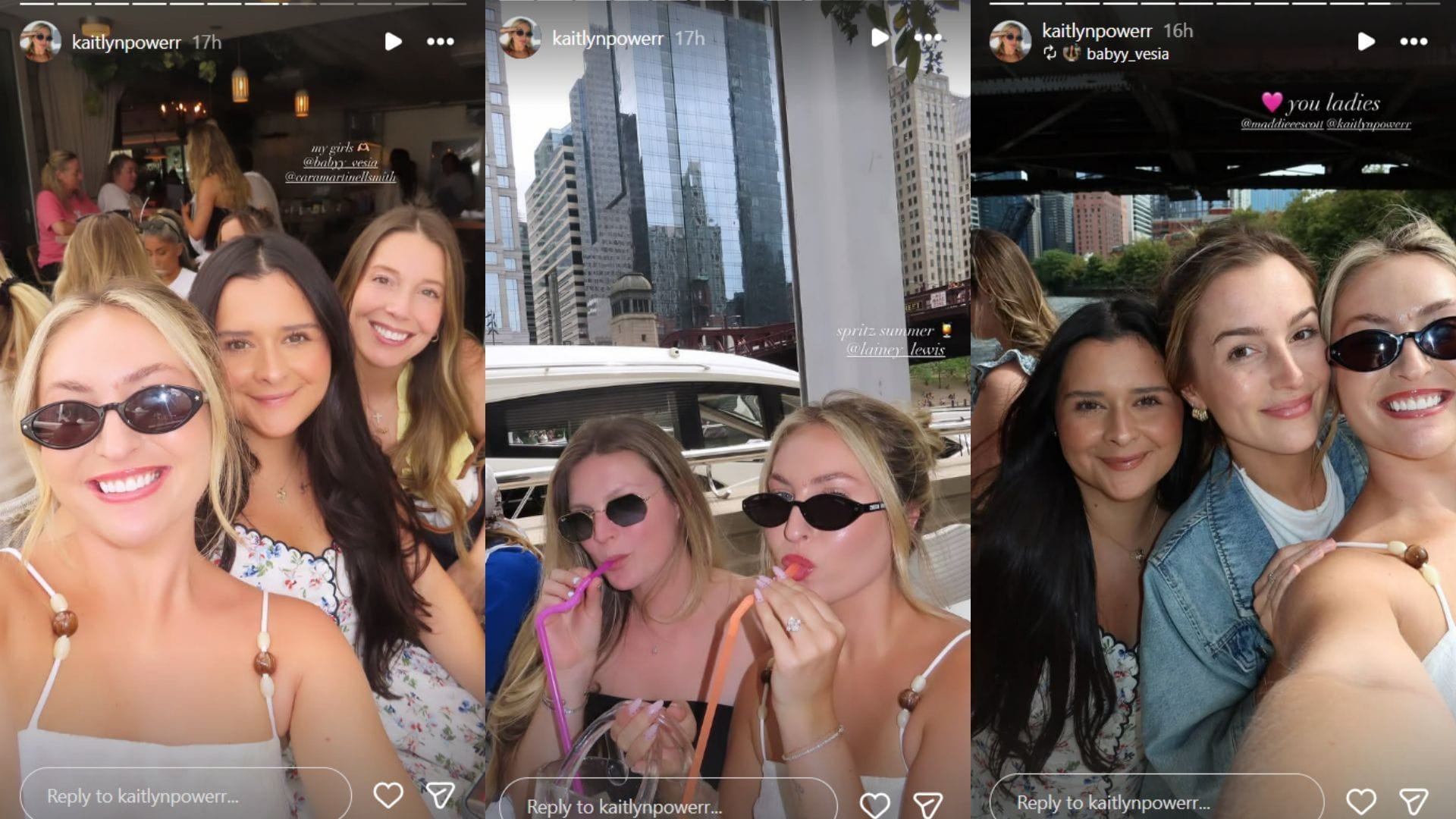 Histórias da noiva de Dalton Rushing no Instagram (imagem via Instagram/kaitlynpowerr)