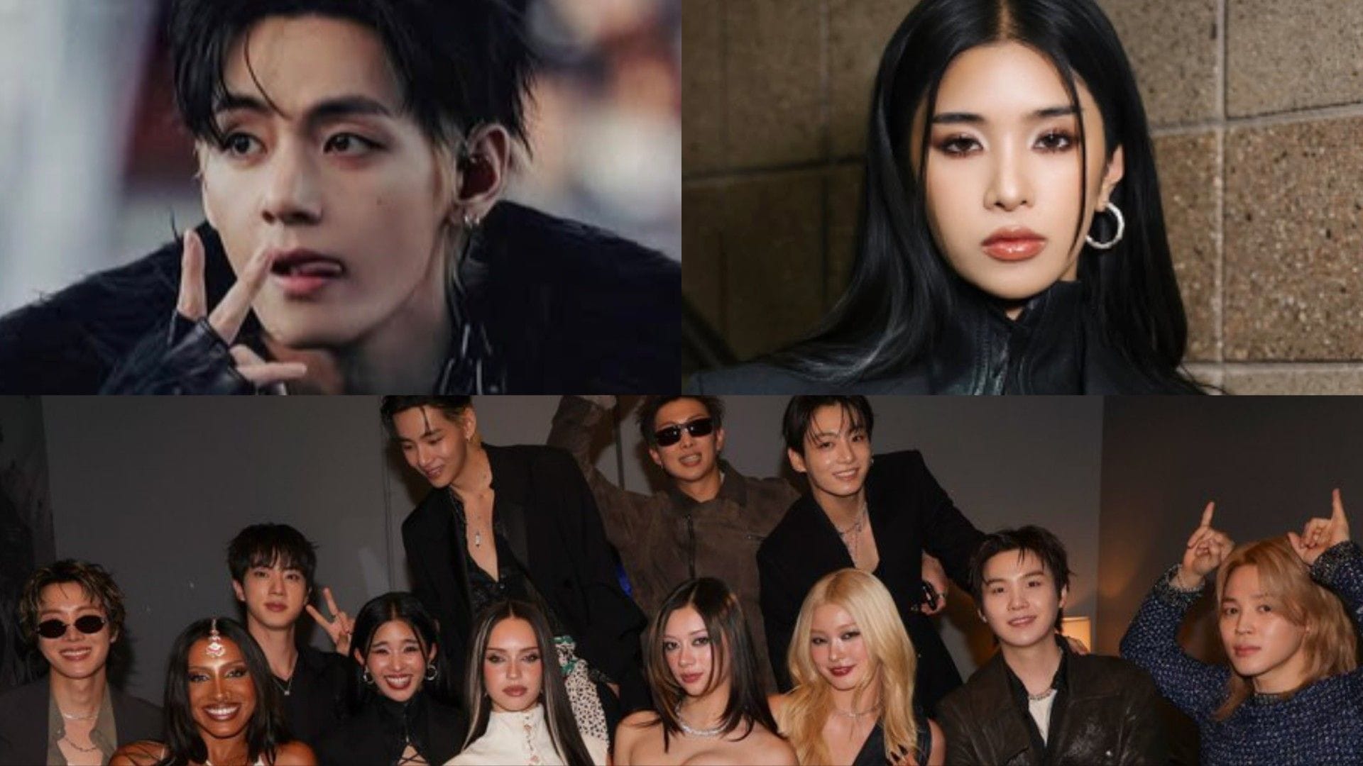 "Sophia is so real for this" - Fans react to the KATSEYE member's "relatable" reaction after realizing BTS' Taehyung was behind her