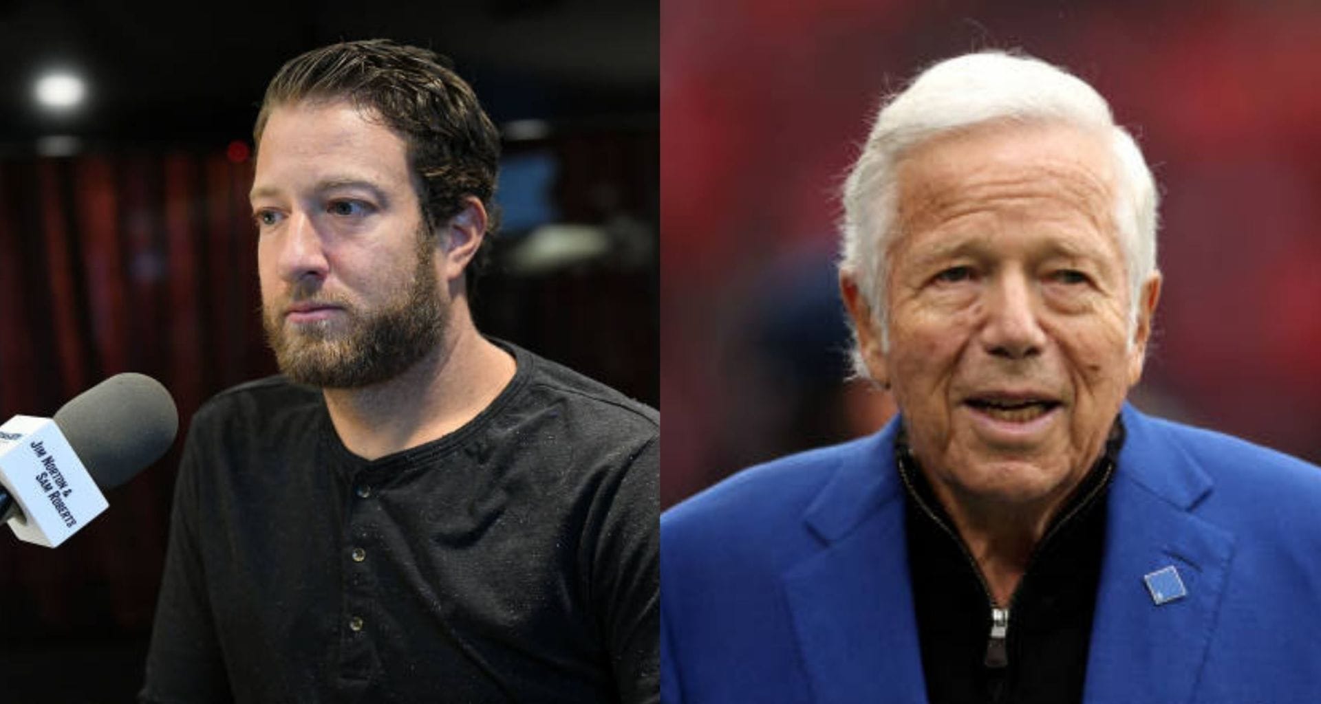 Dave Portnoy makes feelings known on Robert Kraft's push for a Patriots game in Scotland after Scottish fans swarm Boston for FIFA World Cup