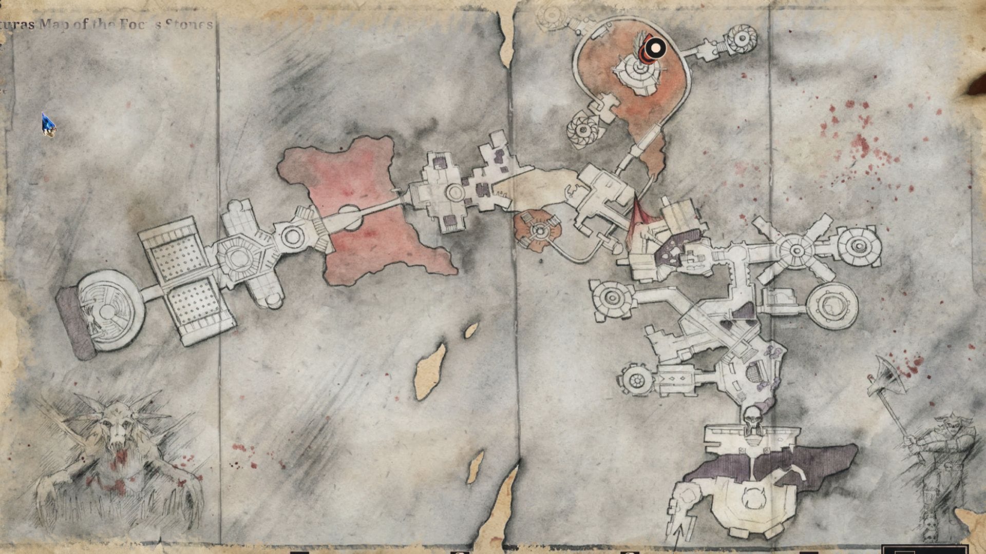 O Arco Demoníaco está localizado perto da câmara da espada Uriziel (Imagem via Alkimia Interactive)