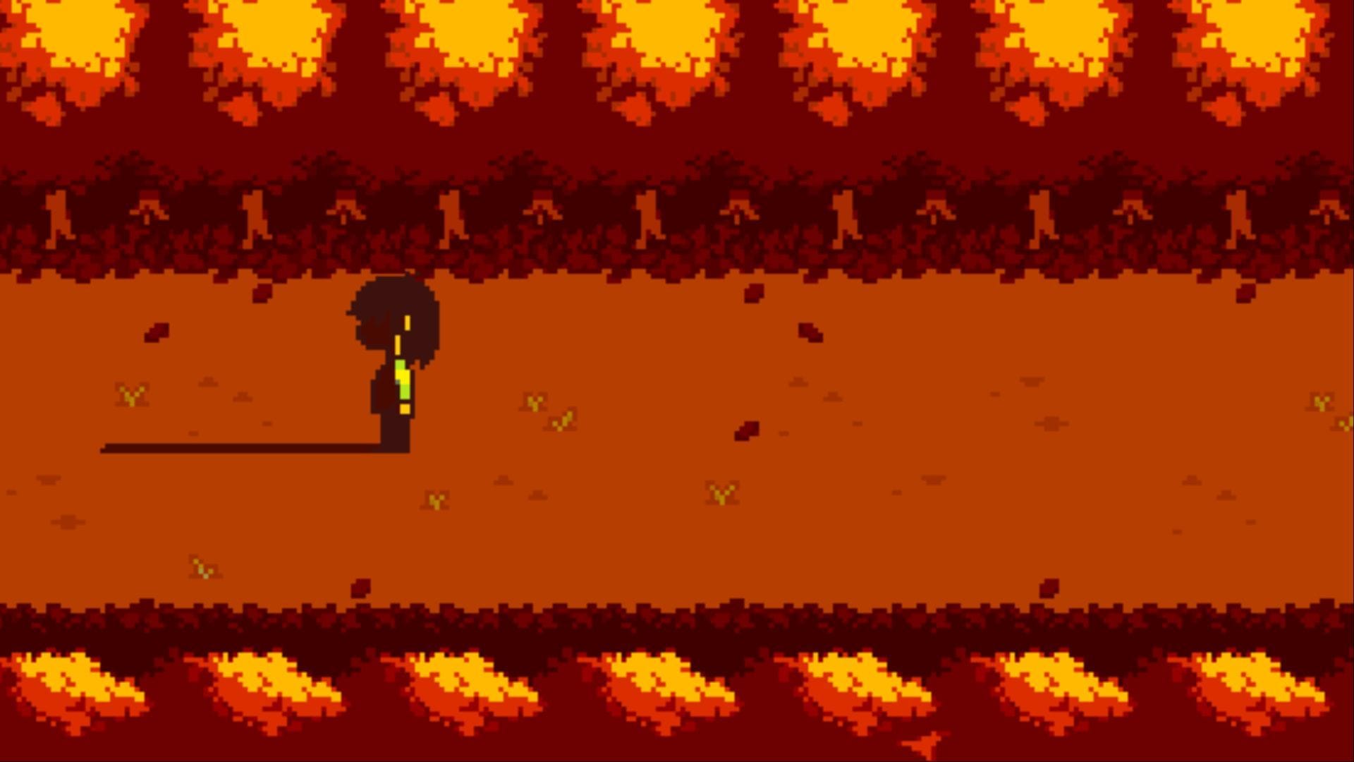 Kris facing away from the Lake (Image via Toby Fox)