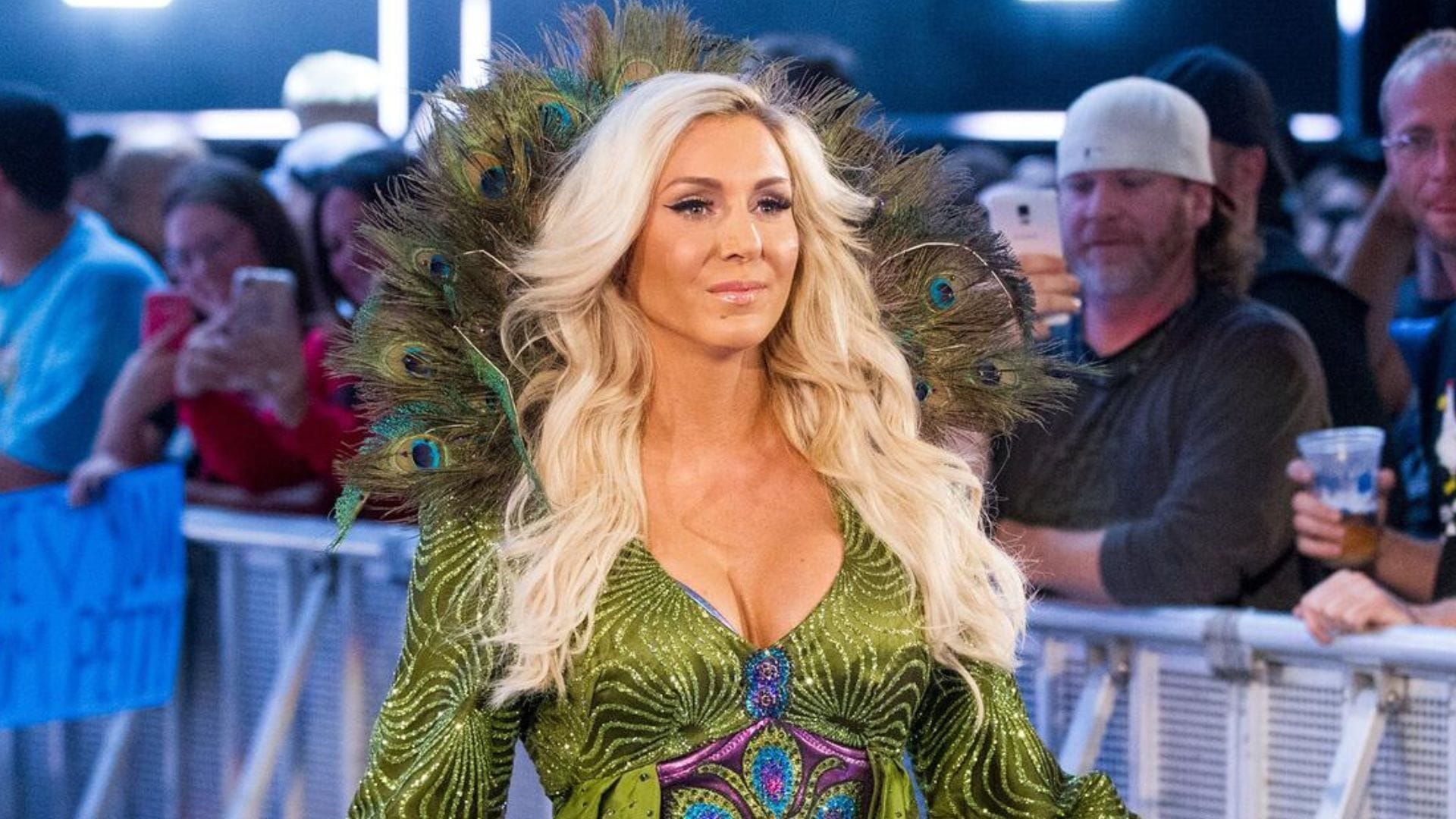 Charlotte Flair breaks character to give gift to current WWE rival