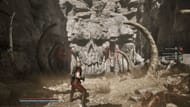 Shoot down the counterweights on both sides of the cavemouth (Image via Alkimia Interactive)